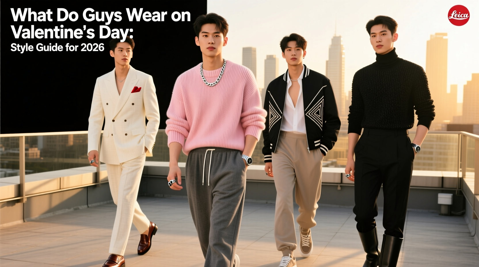 what do guys wear on valentines day