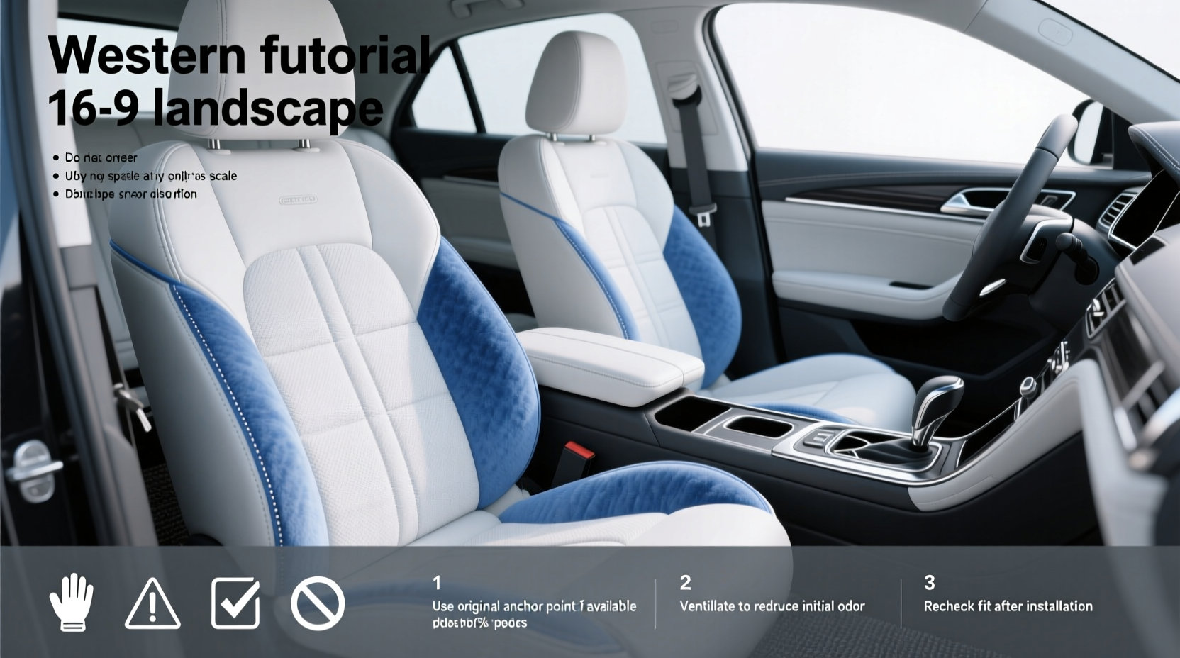 White and Blue Seat Covers Buying Guide: How to Choose
