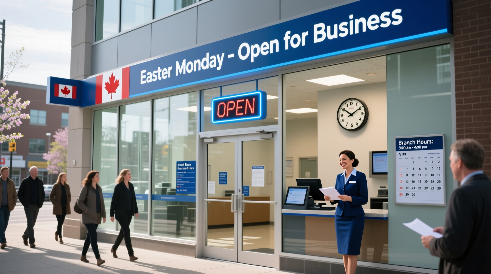are banks closed easter monday in ontario