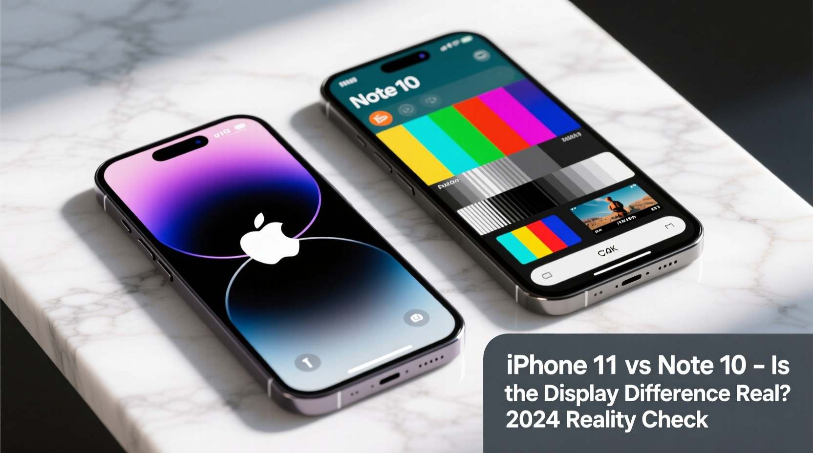 iphone 11 vs note 10 in 2024 is the screen really that different or is it just hype