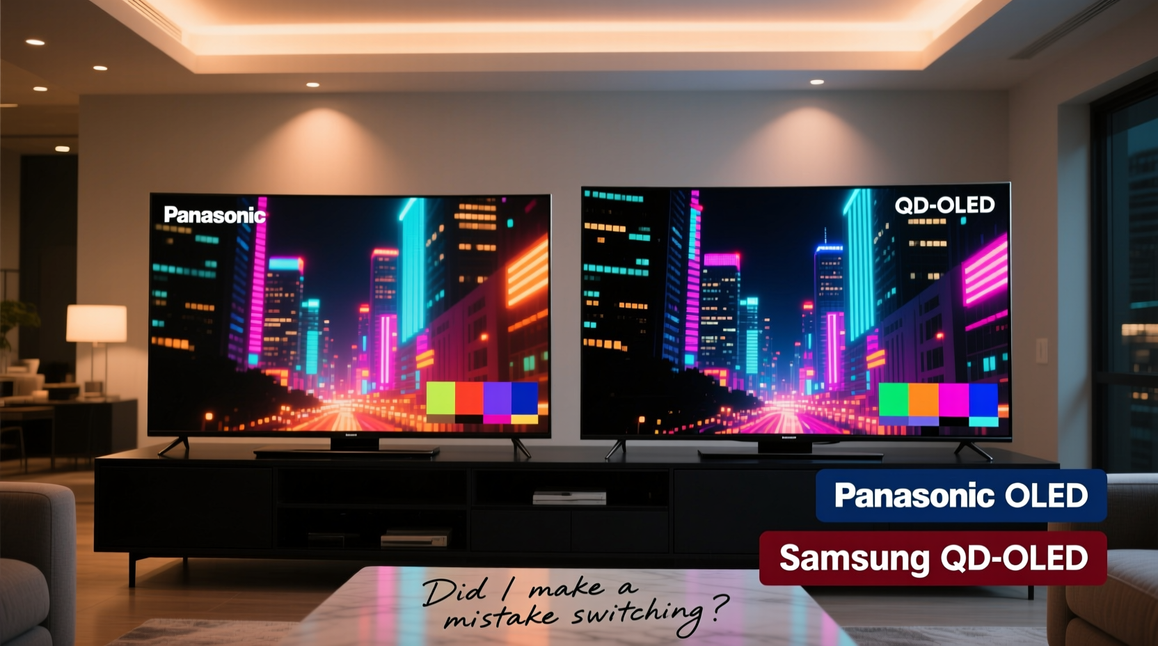 panasonic oled vs samsung qd oled did i make a mistake switching
