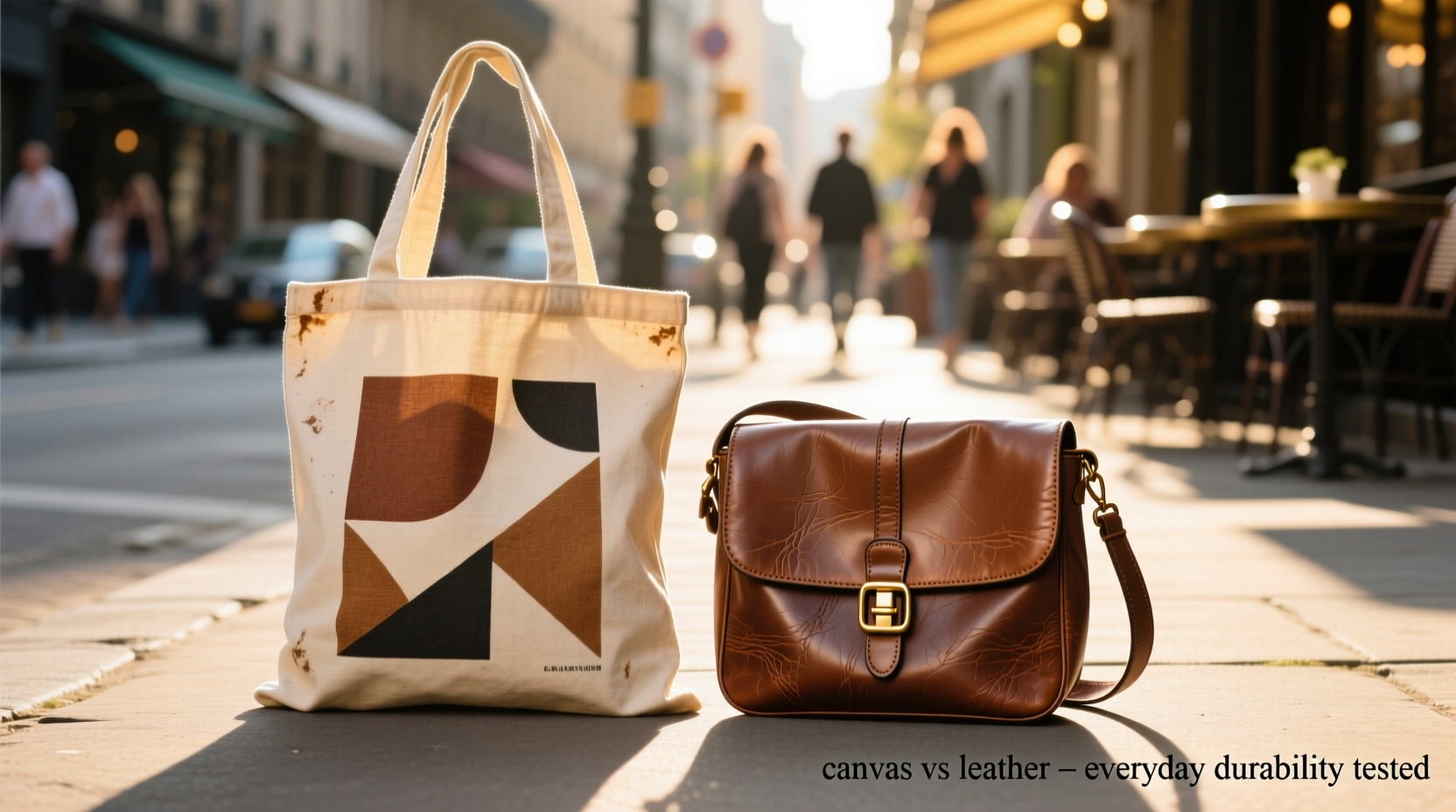 is a printed canvas bag actually better than a leather crossbody bag for everyday use