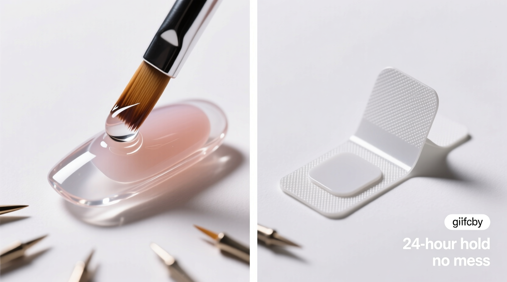 glue on nails vs adhesive tabs are sticky tabs really strong enough now