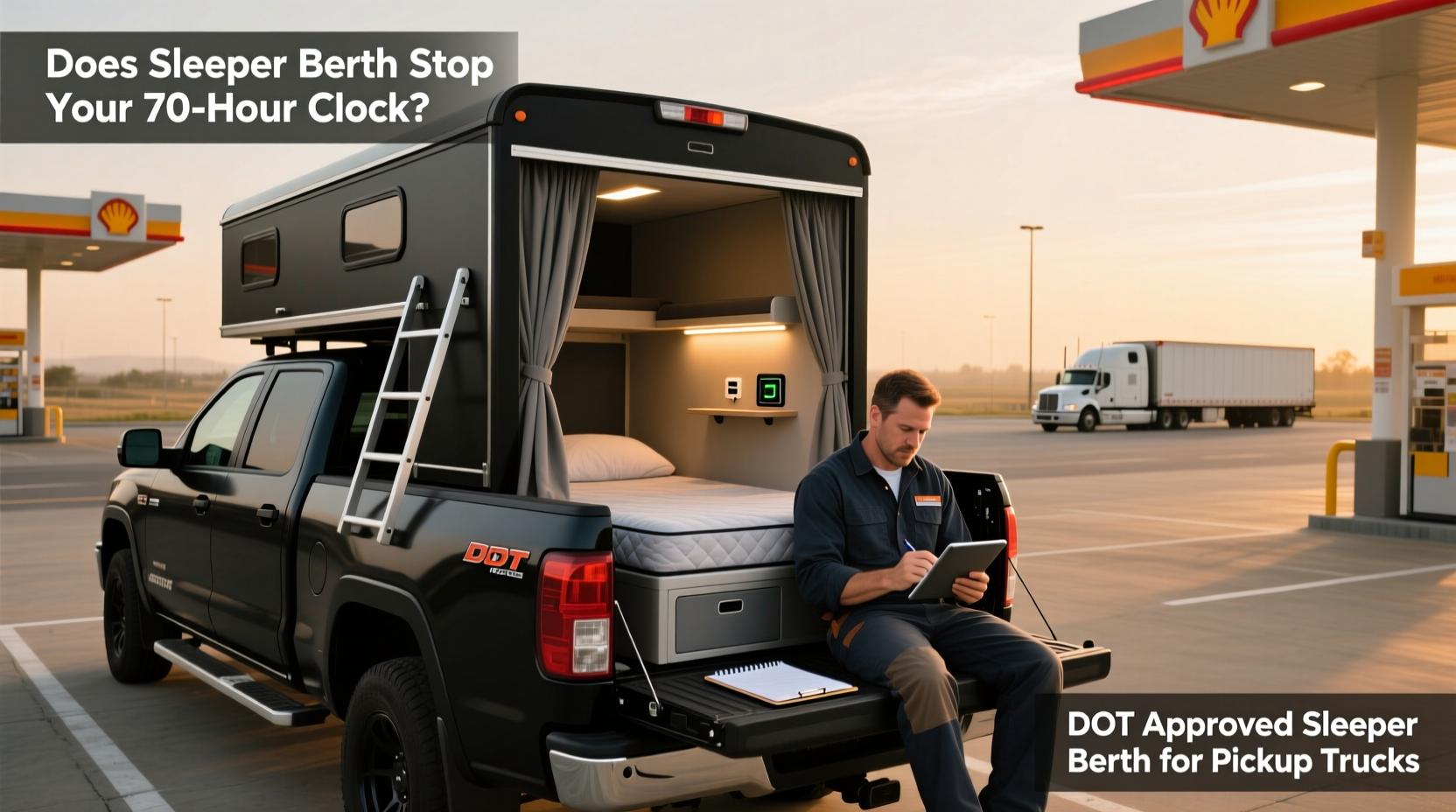 DOT Approved Sleeper Berth Guide for Pickup Trucks