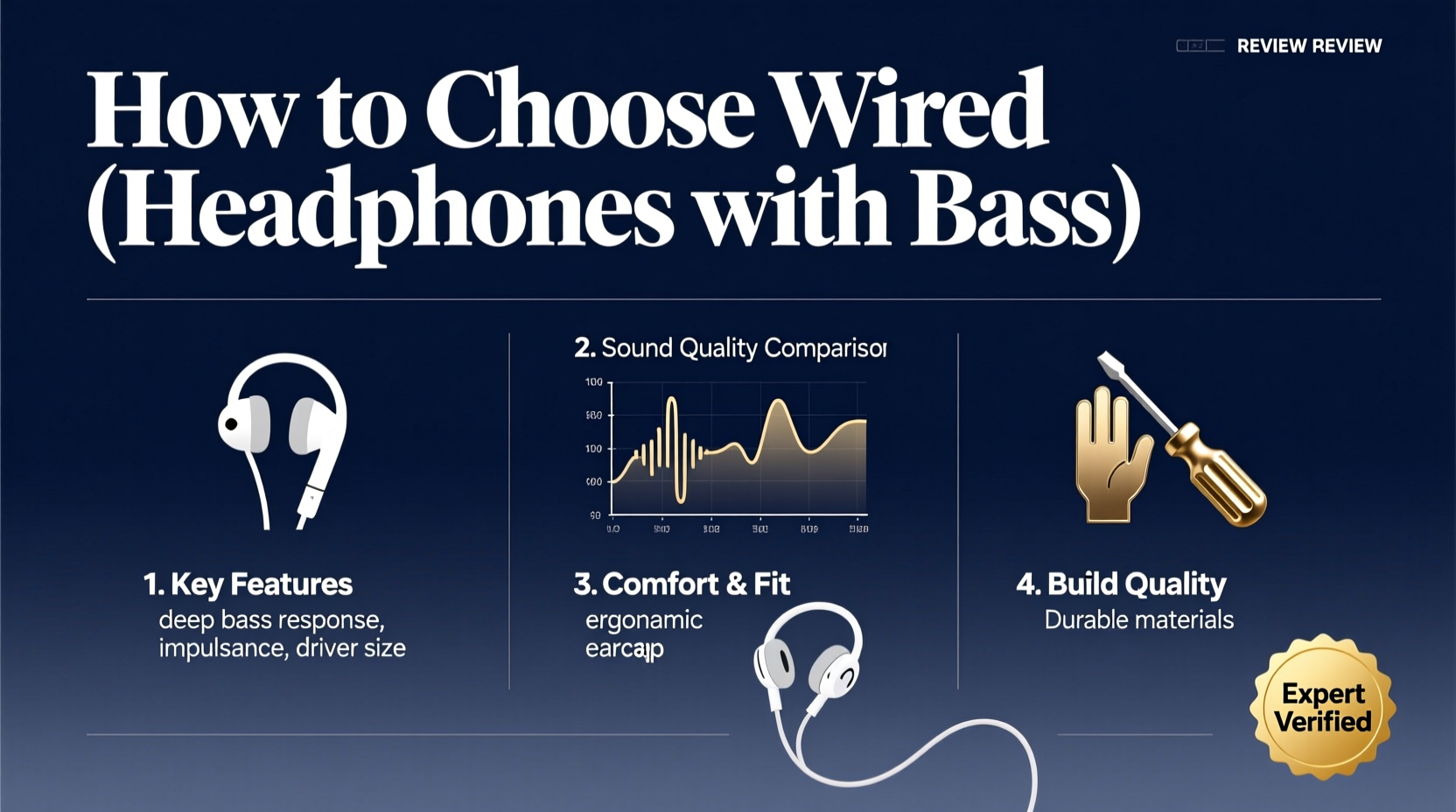 wired headphones bass