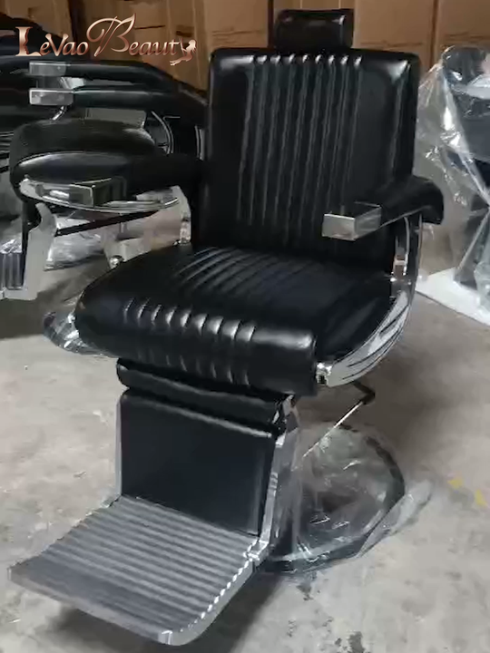 Modern Black Takara Belmont Barbers Chairs for Sale - Main Image