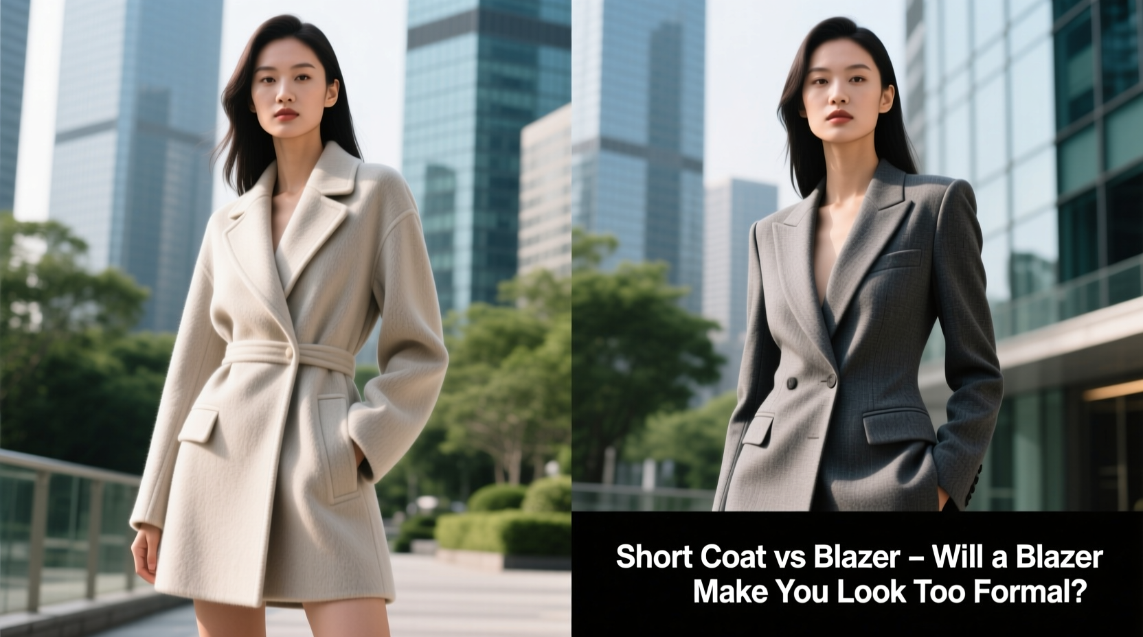 short socialite coat vs blazer will a blazer make me look too formal