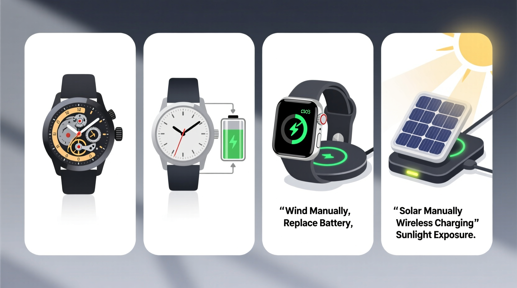 effective methods to charge different types of watches safely and efficiently