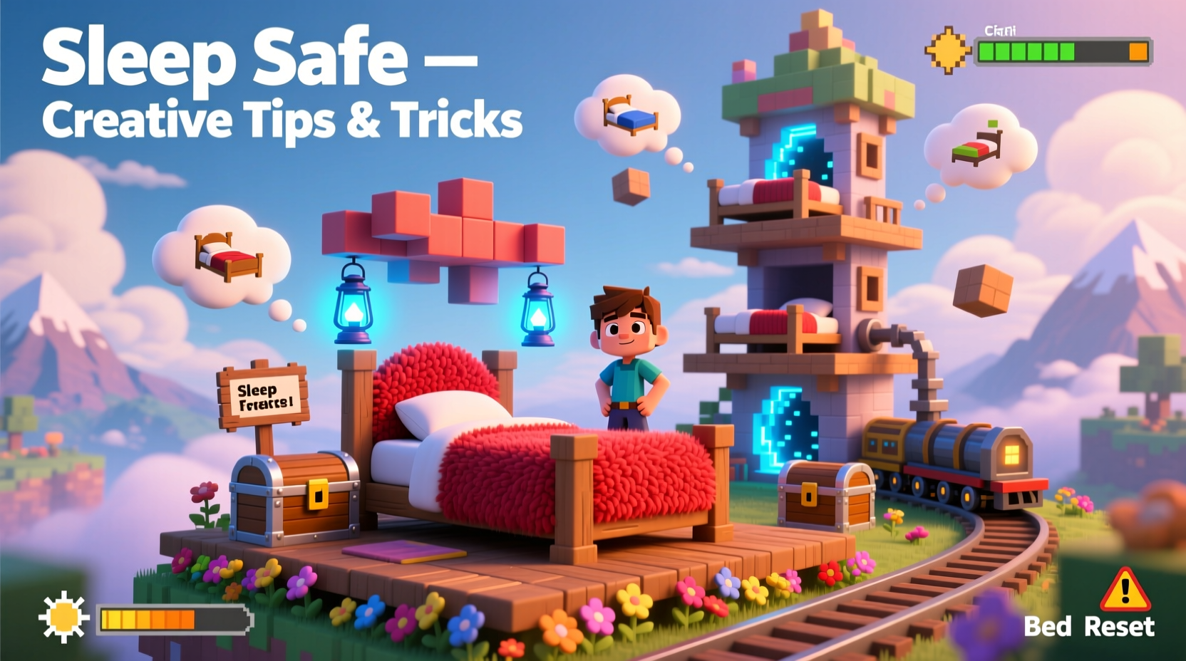 mastering minecraft beds creative tips and essential tricks for building and using beds effectively