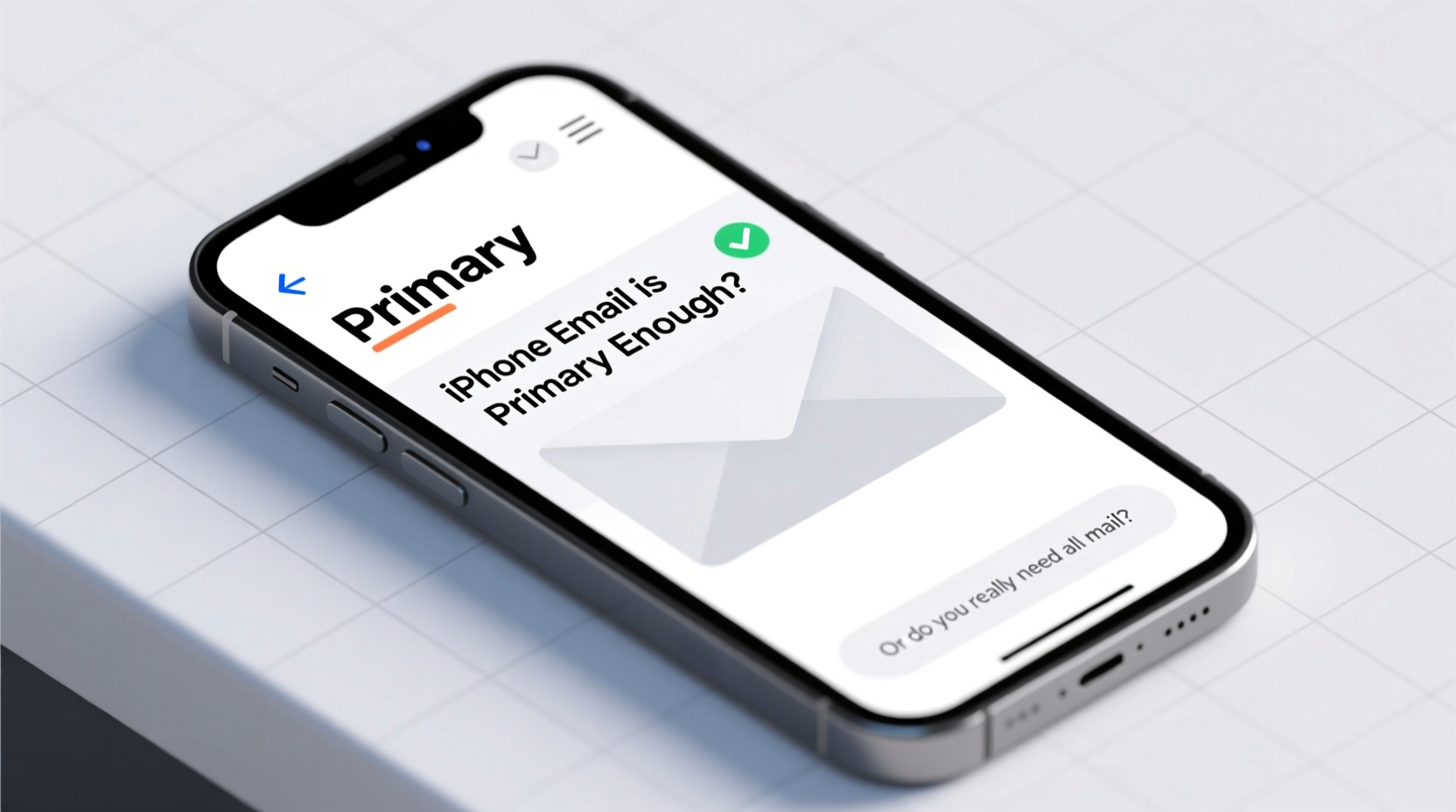 iphone email is primary enough or do you really need all mail