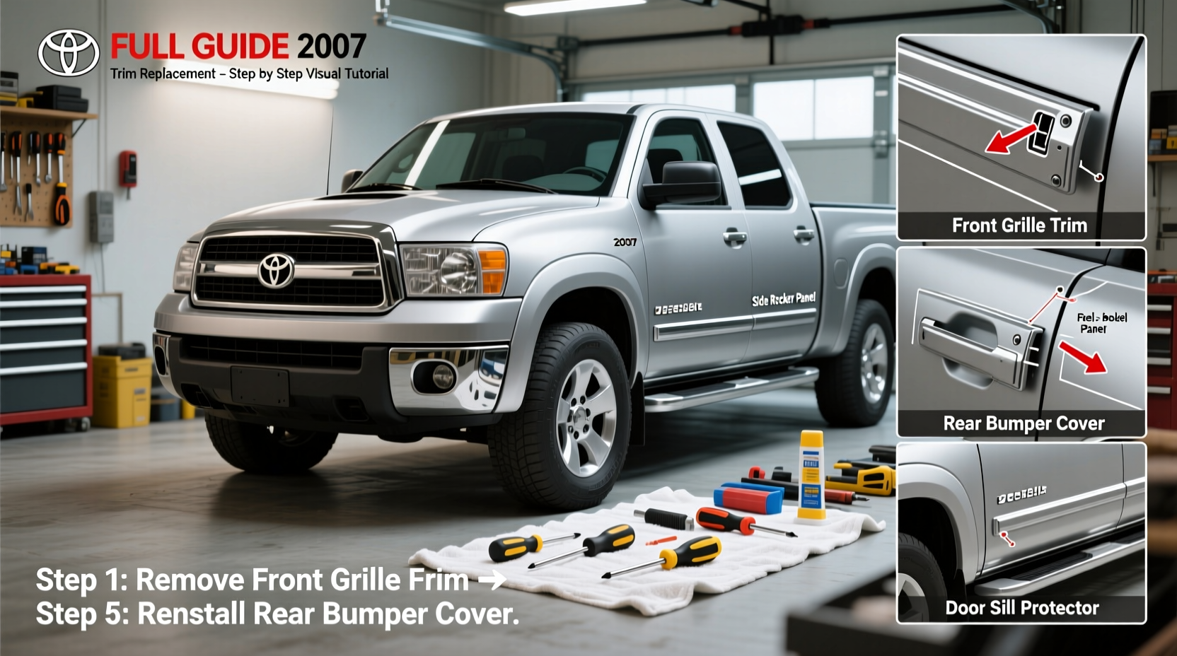 2007 tundra trim replacement diy