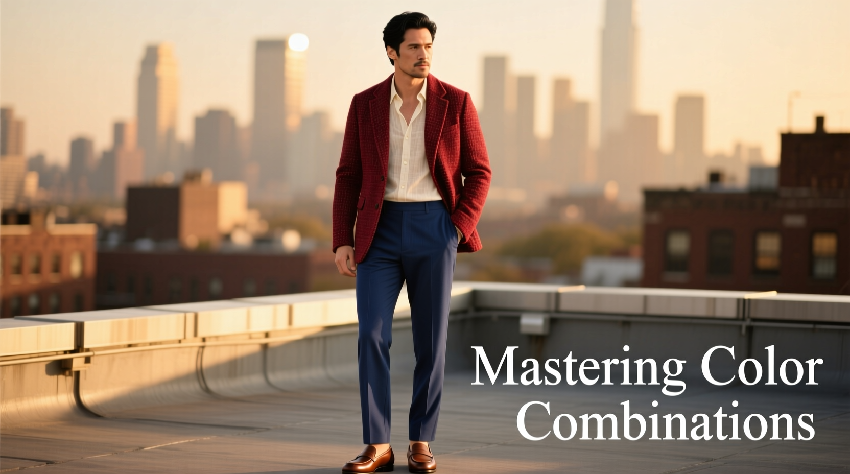 mastering color combinations how to match a red tweed jacket for effortless style