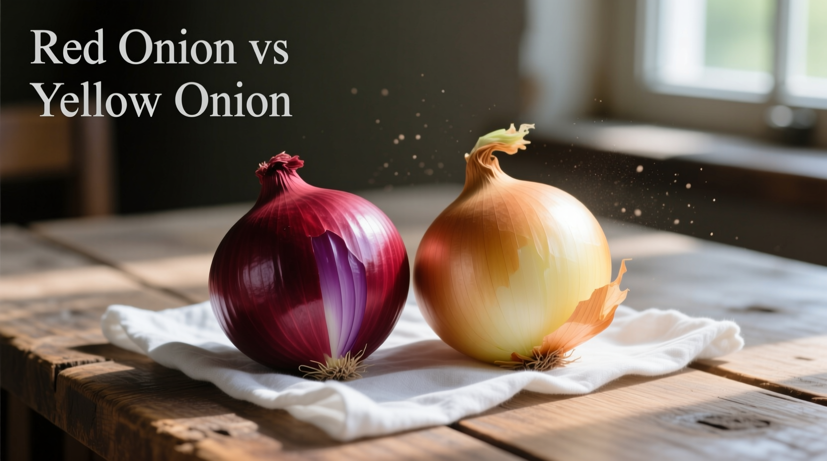 red onion vs yellow