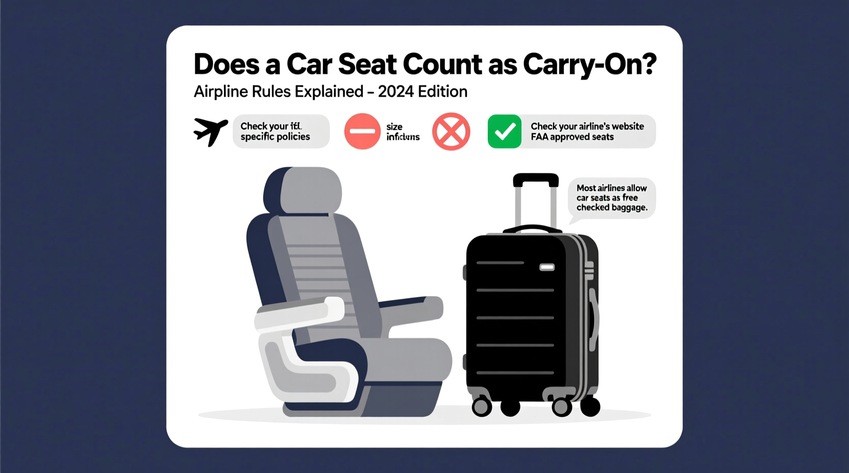does car seat count as carry on