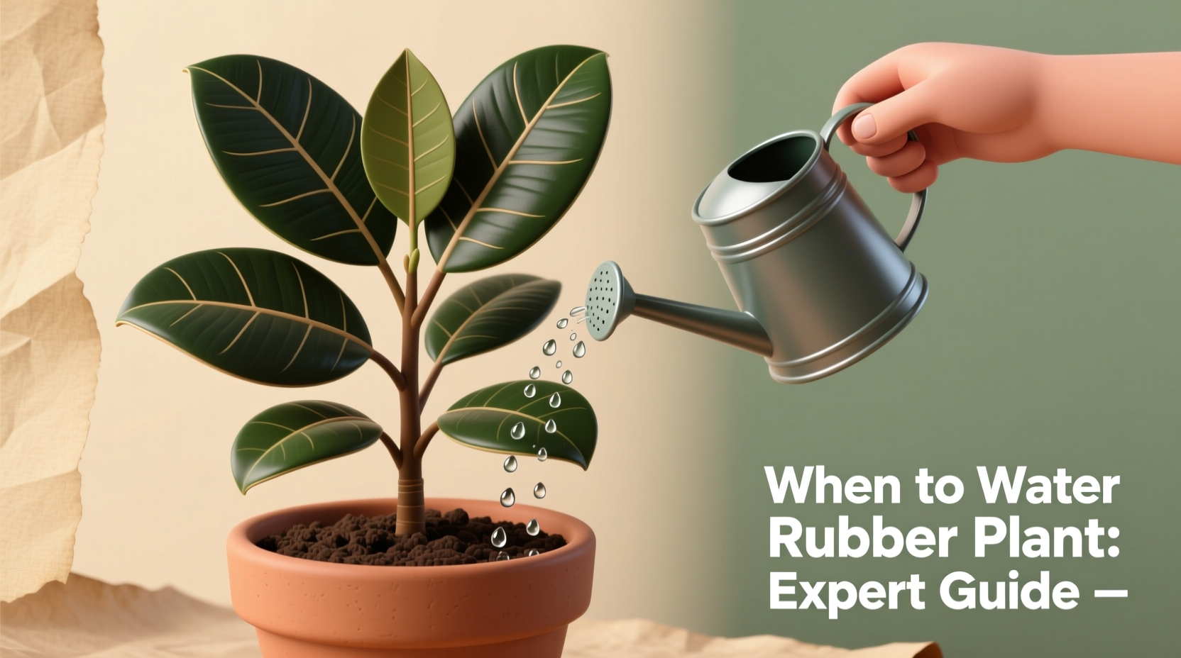 When to Water Rubber Plant: Expert Guide