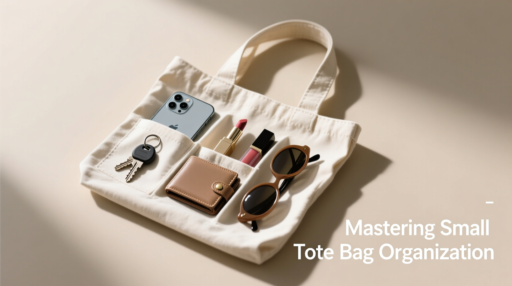 mastering small tote bag organization practical tips to keep your essentials neat and accessible