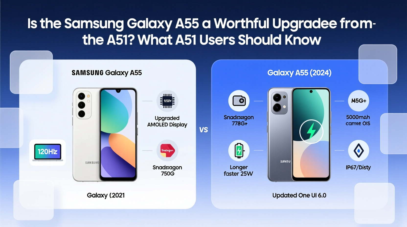 is the samsung a55 a worthy upgrade from the a51 what a51 users should know