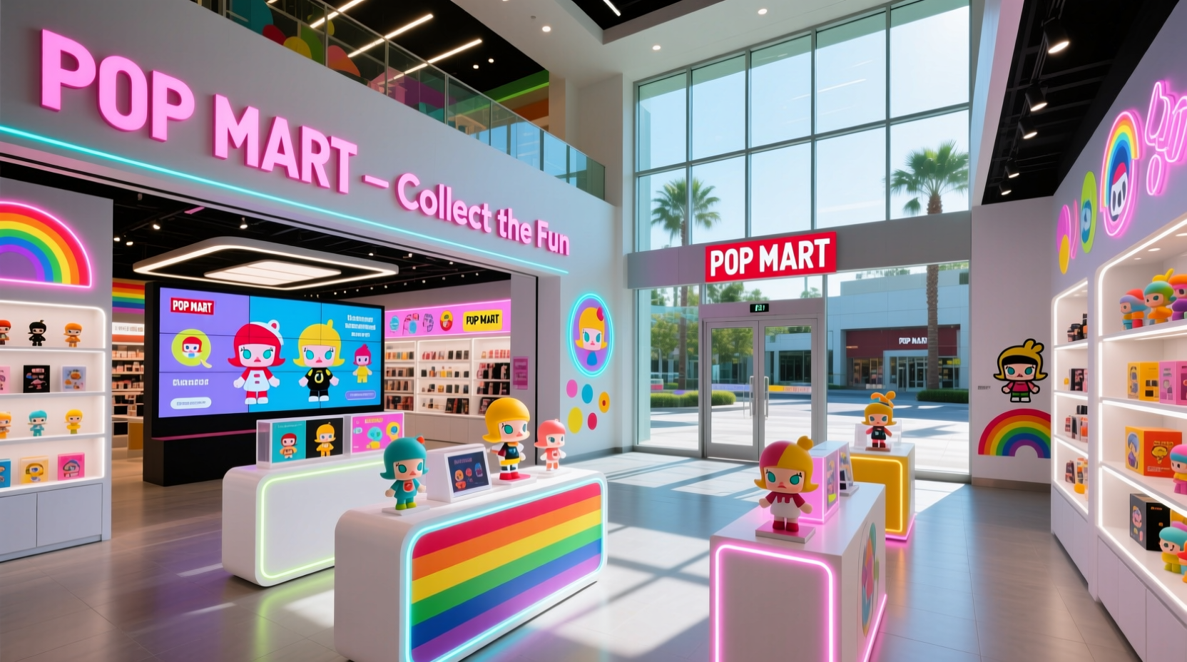 does irvine spectrum have popmart