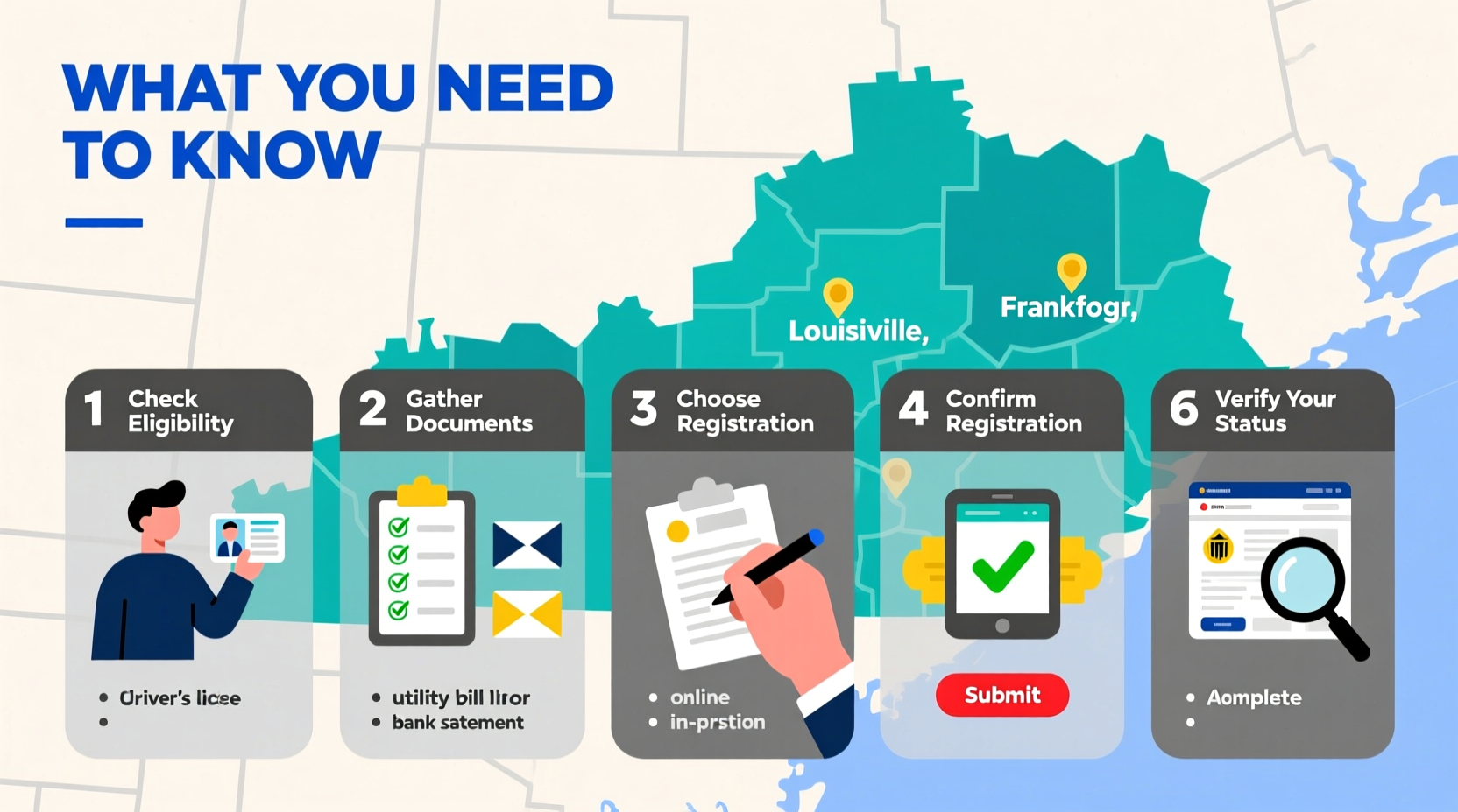 a step by step guide to registering to vote in kentucky what you need to know