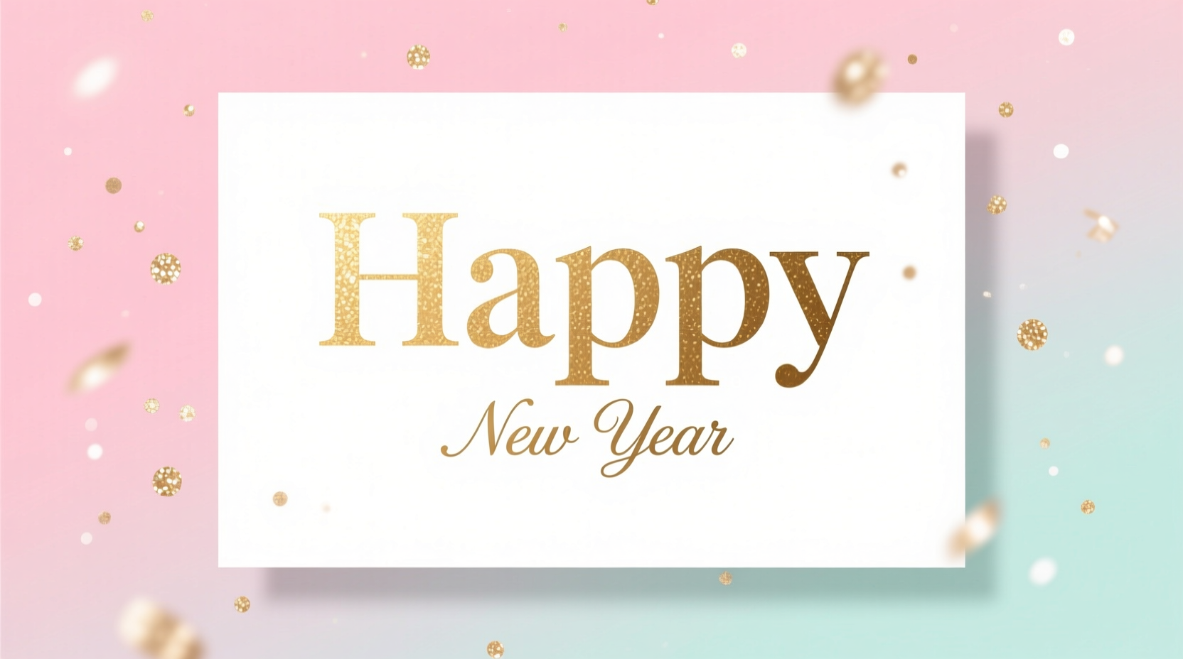 should the happy in happy new year be capitalized