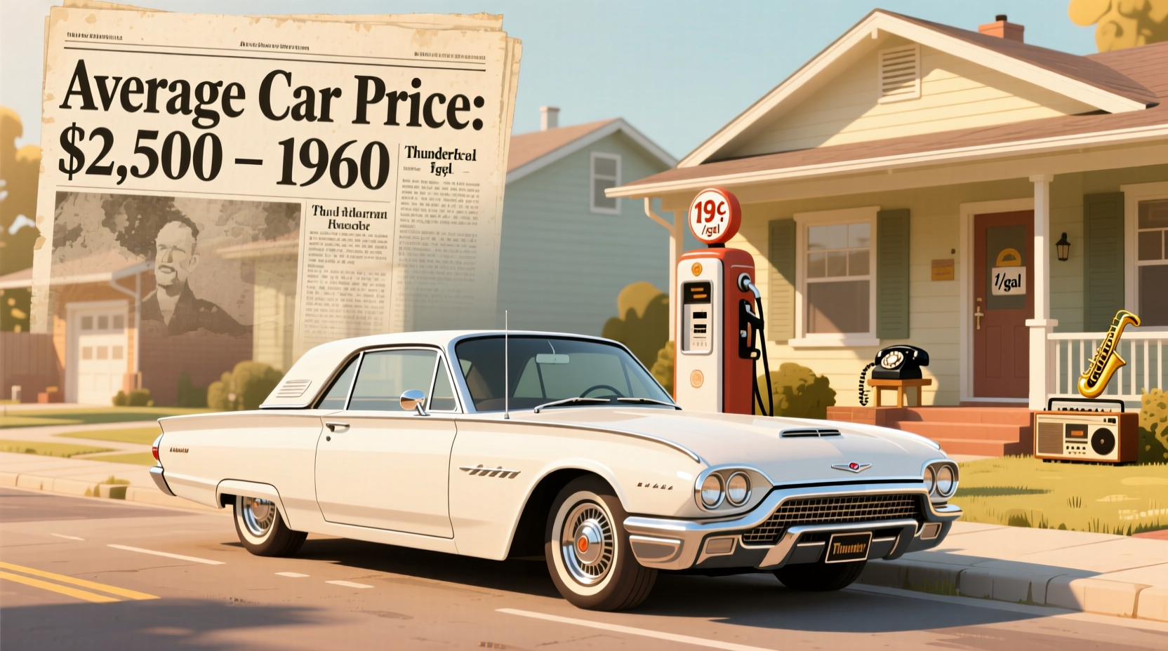 how much was a car in 1960