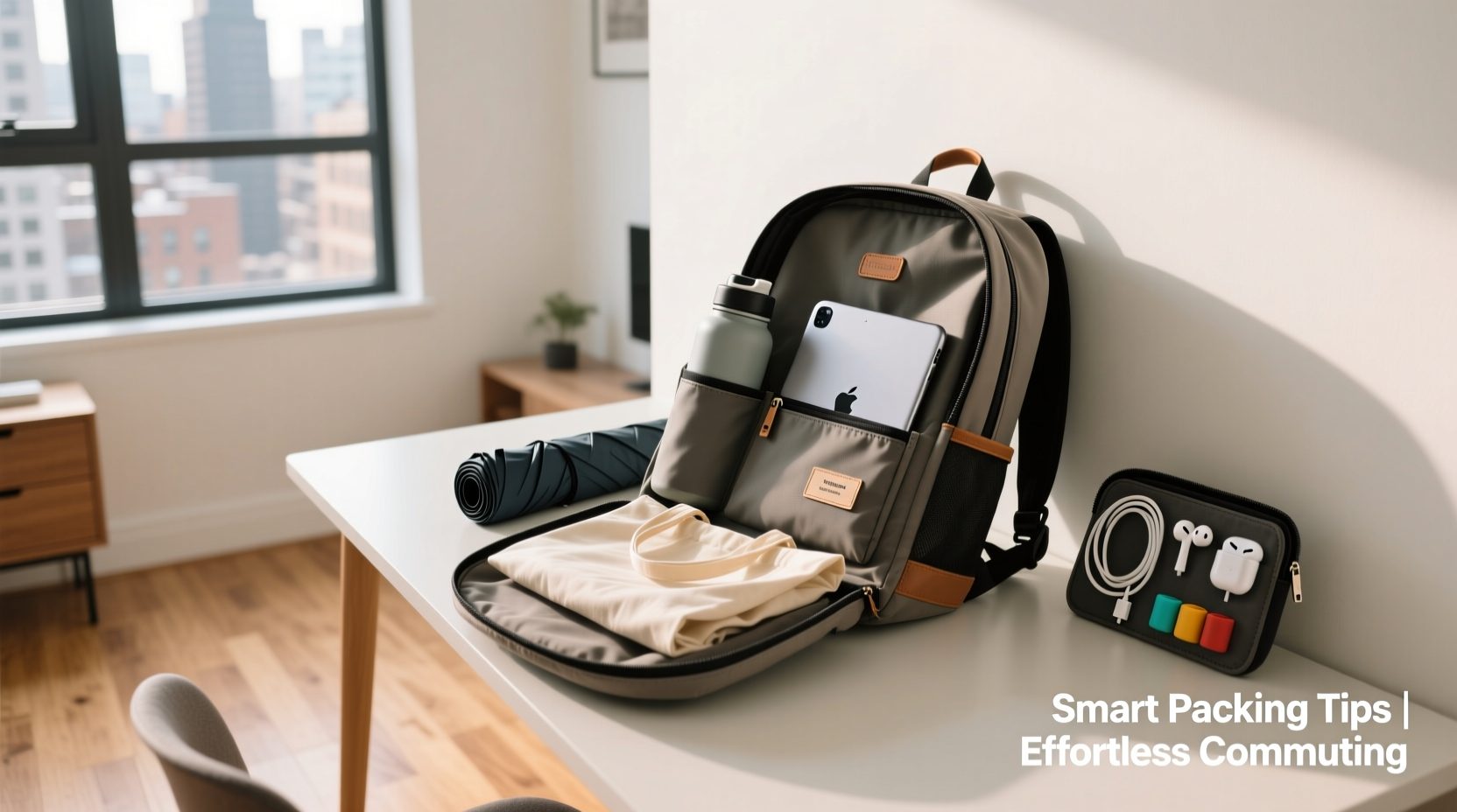 smart strategies to organize a small backpack for effortless commuting