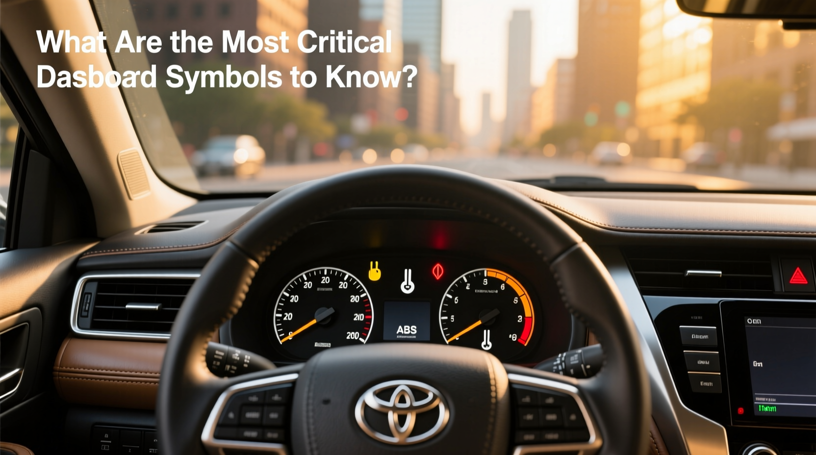 How to Choose Toyota Dashboard: Critical Symbols Guide