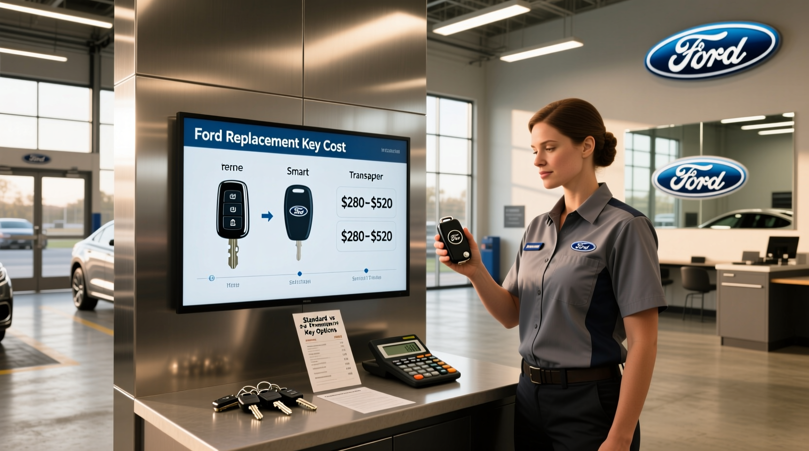 How Much Does a Ford Replacement Key Cost?