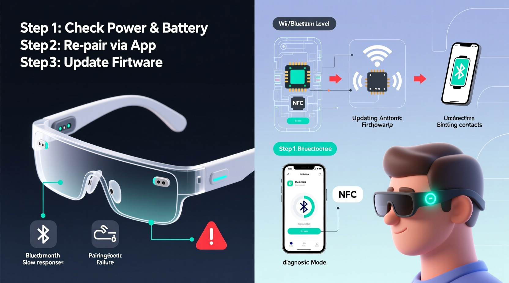 effective strategies to diagnose and fix connection problems in smart glasses