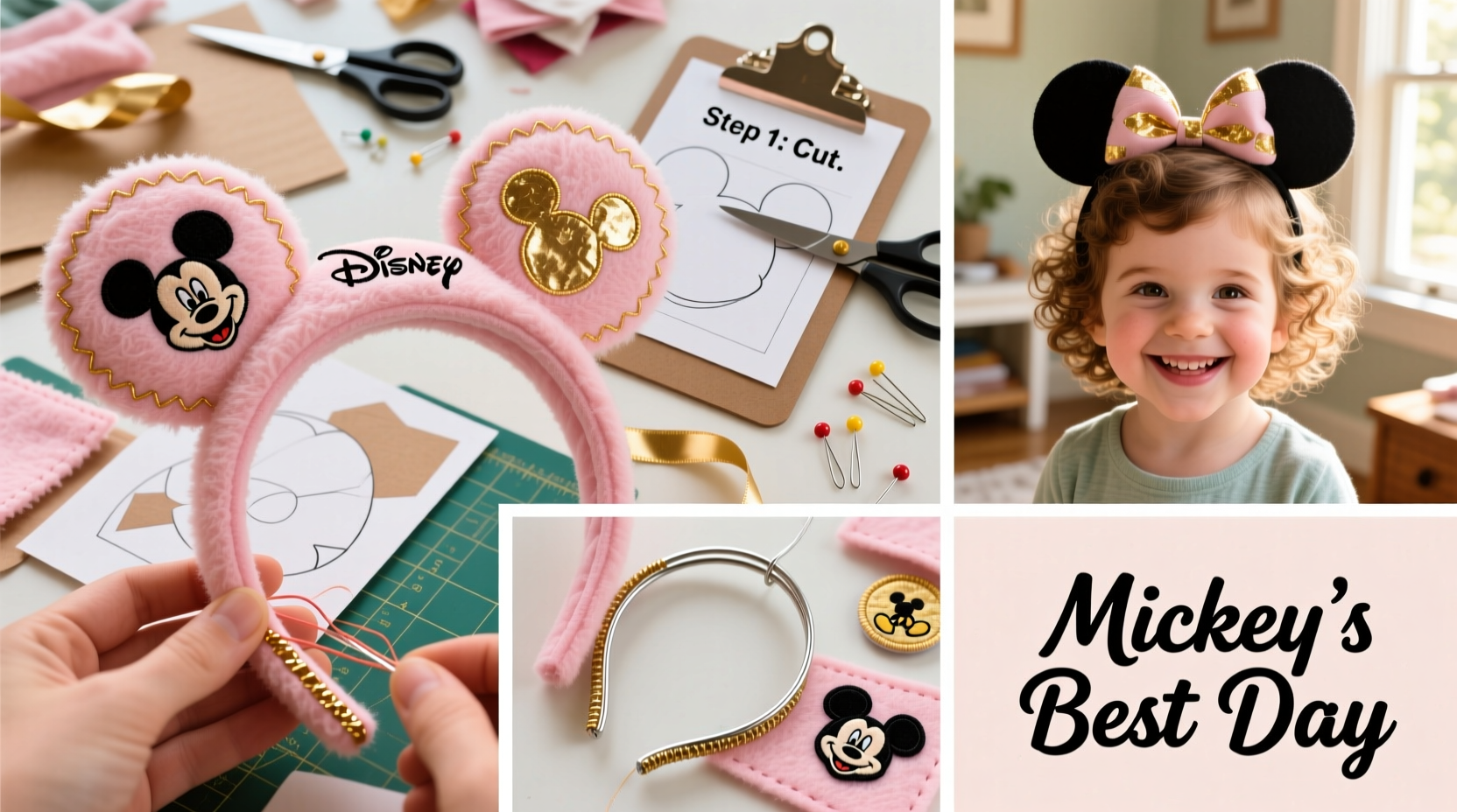creative step by step guide to crafting personalized mickey mouse ears headbands at home