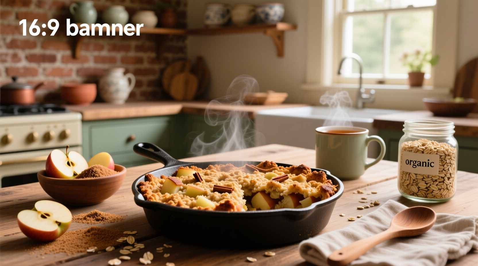 apple oat crumble healthy easy dessert guide