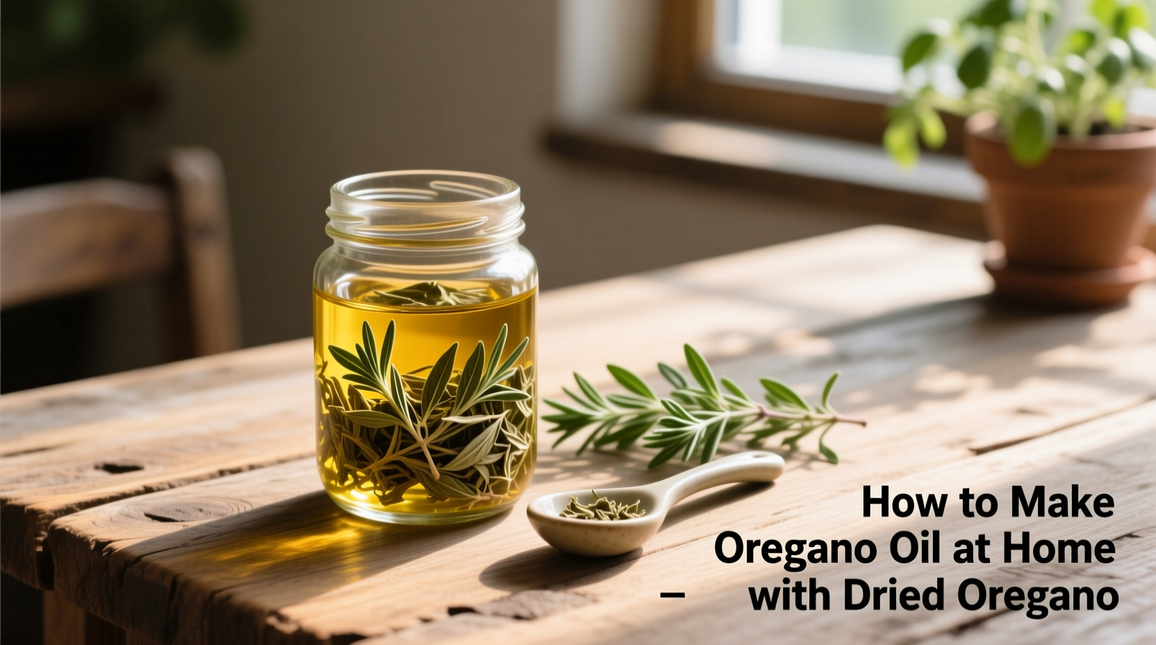 how to make oregano oil at home with dried oregano