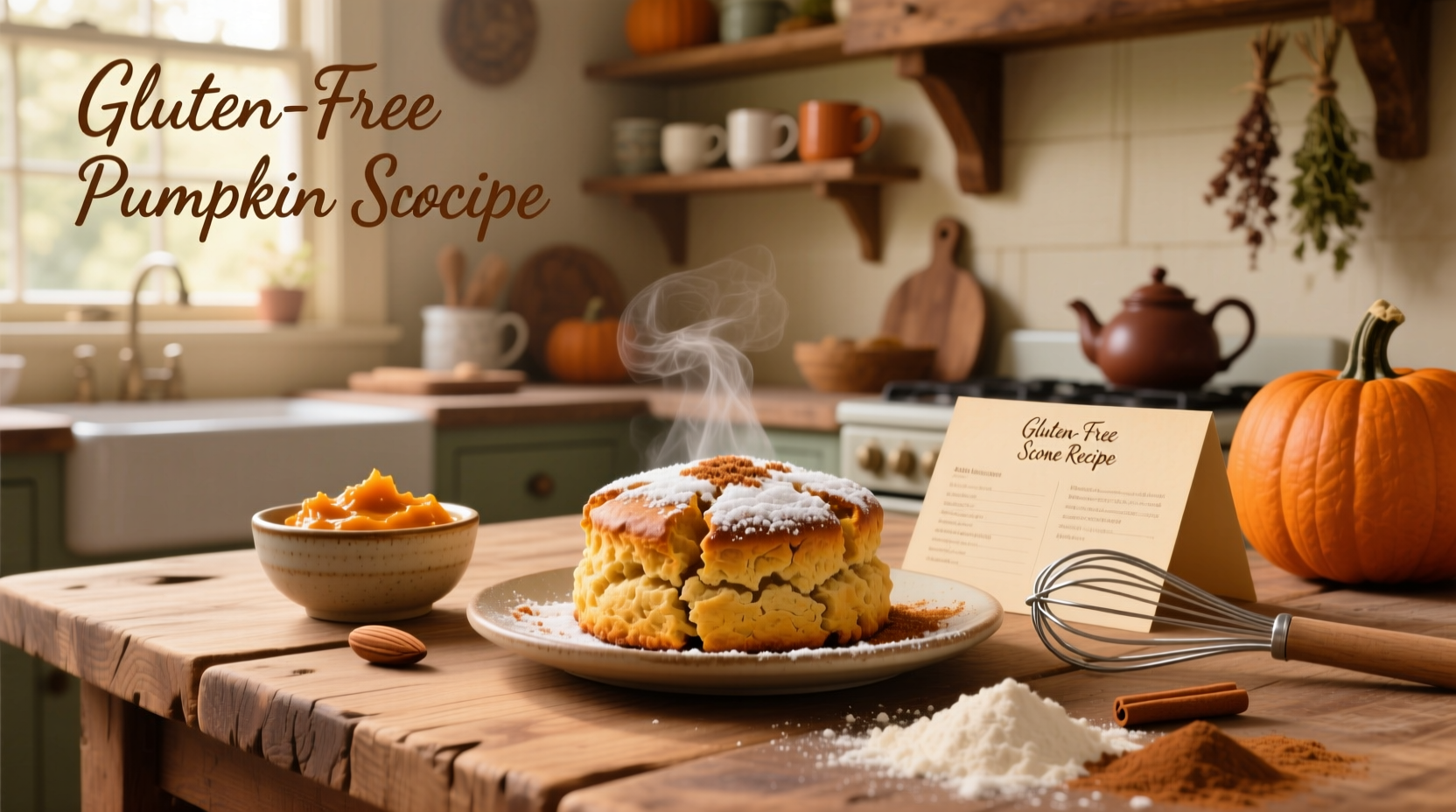 gluten free pumpkin scone recipe