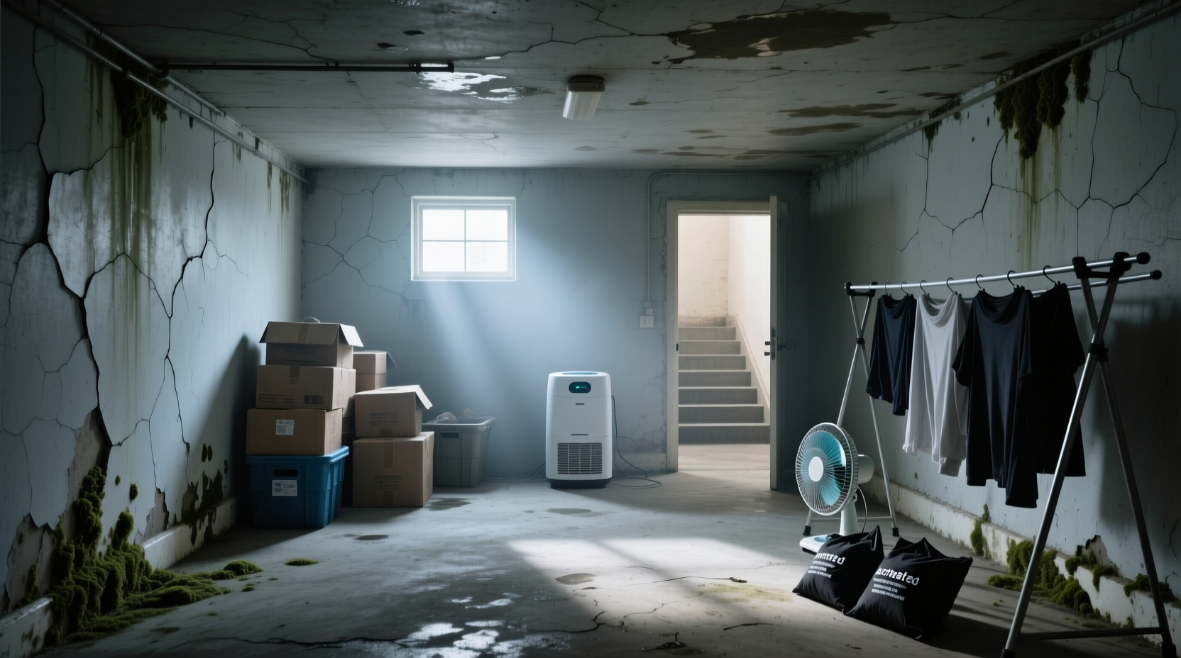 how to get rid of musty smell in basement