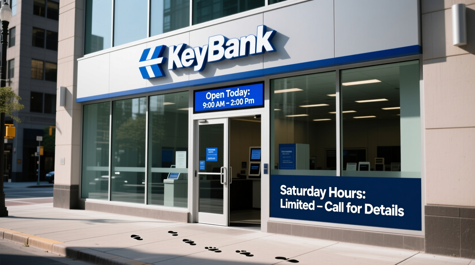 is key bank open on saturdays