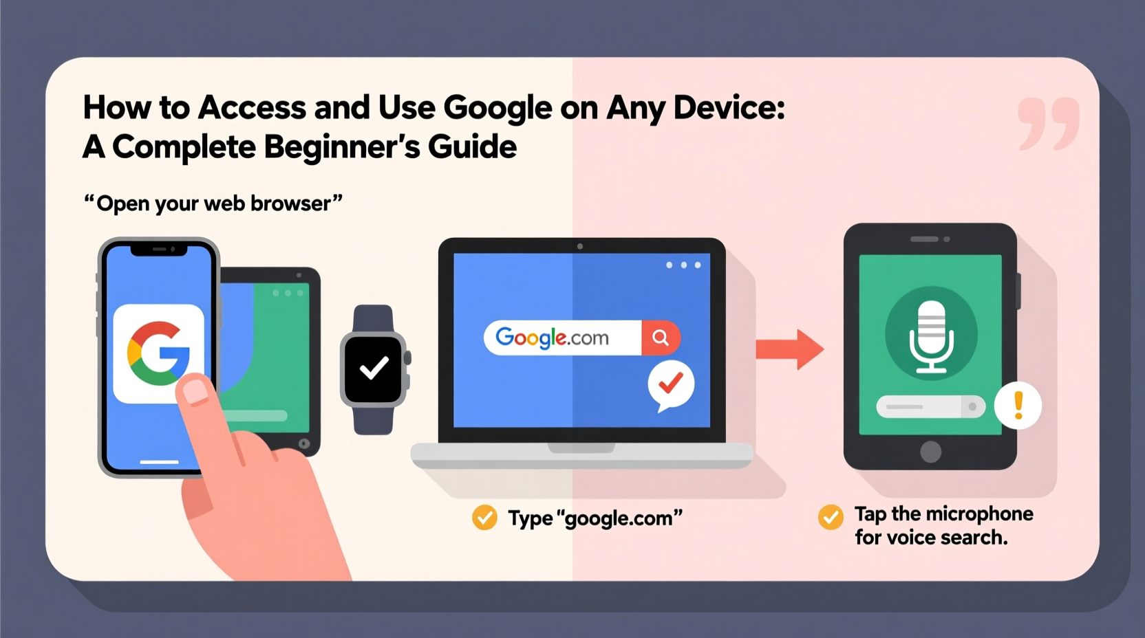 how to access and use google on any device a complete beginners guide