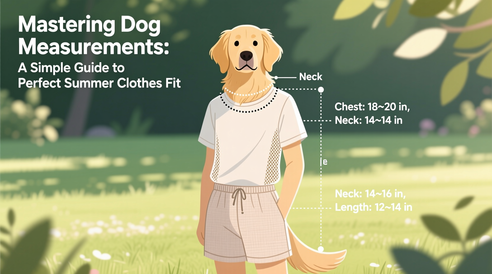 mastering dog measurements a simple guide to perfect summer clothes fit