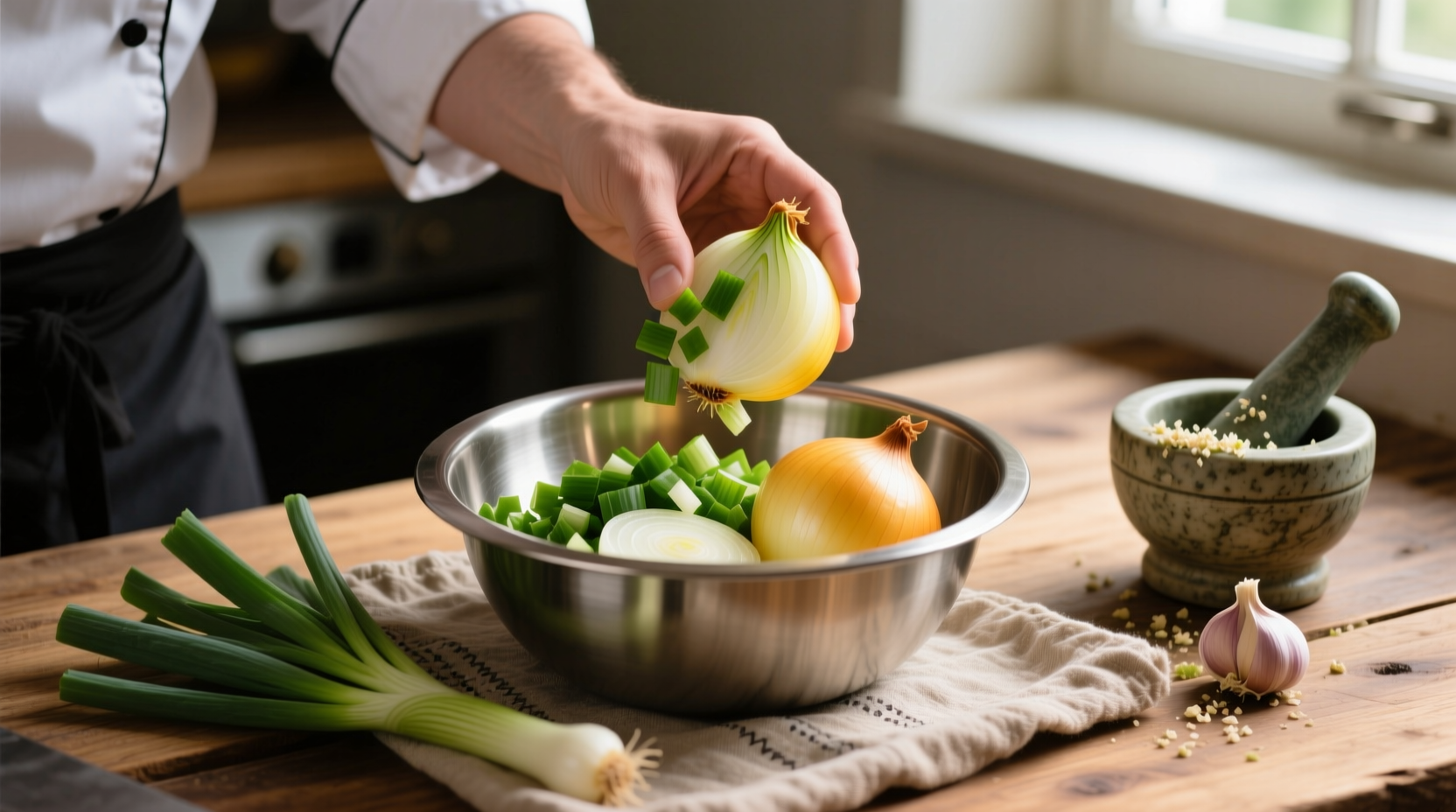 substitute onion for green onion