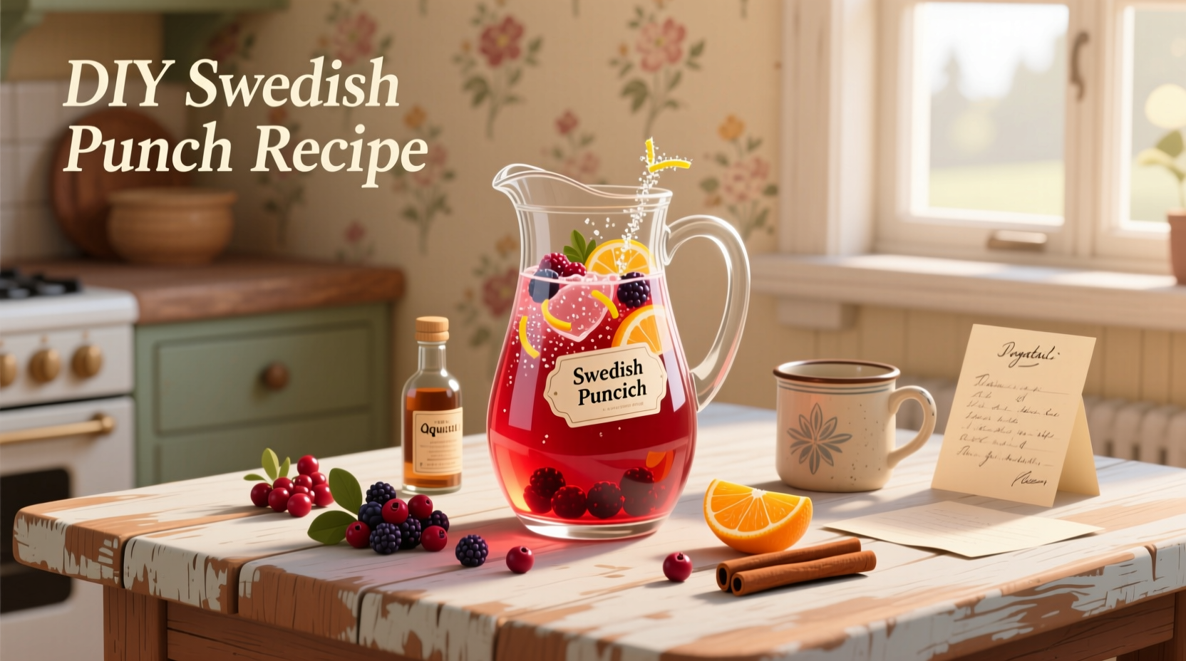 diy swedish punsch recipe for cocktails