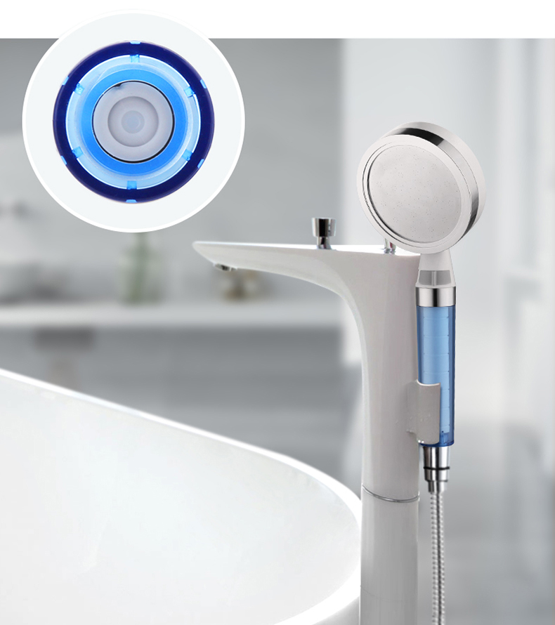 Hot sale ionic vitamin C filter chrome shower head ionic filter with filter element