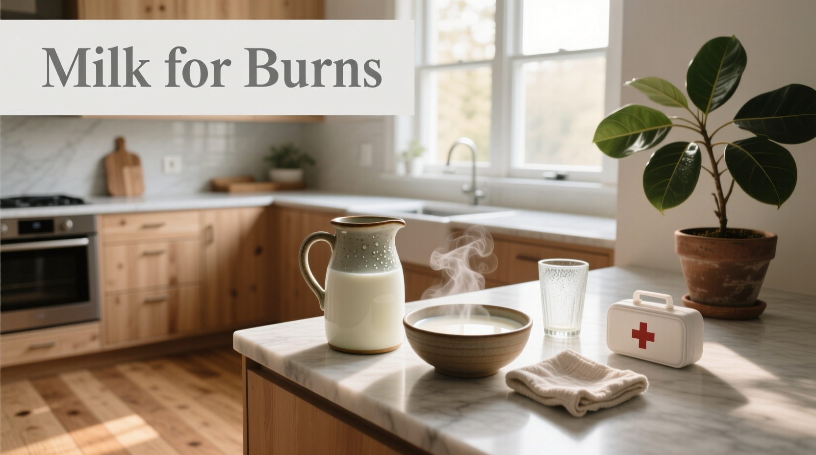 milk for burns safe or risky