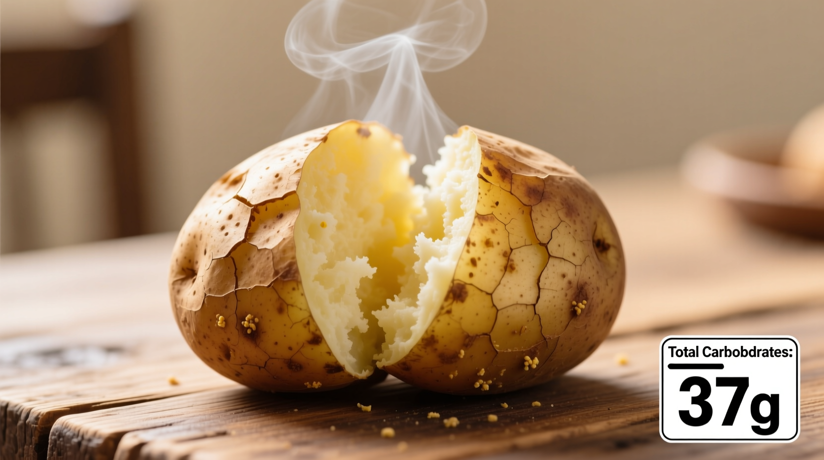 Carbs in Medium Baked Potato: 26-29g (With Facts)