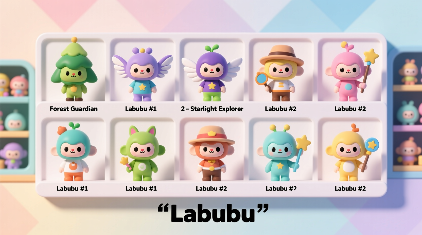 how many labubu sets are there