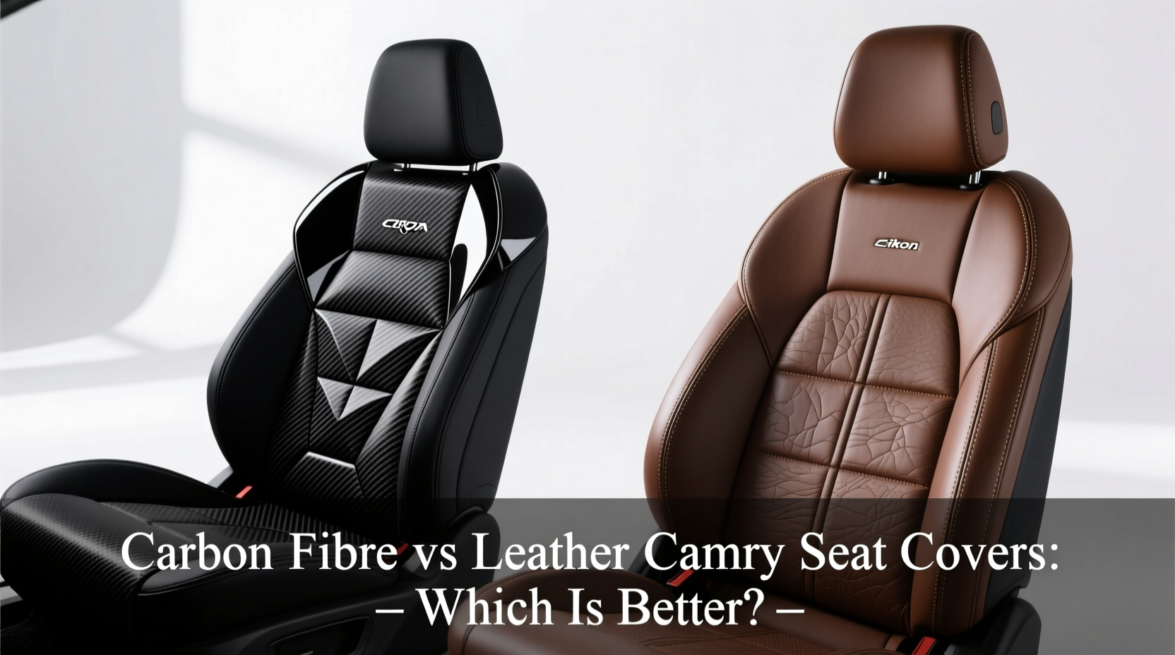 carbon fiber vs leather camry cover