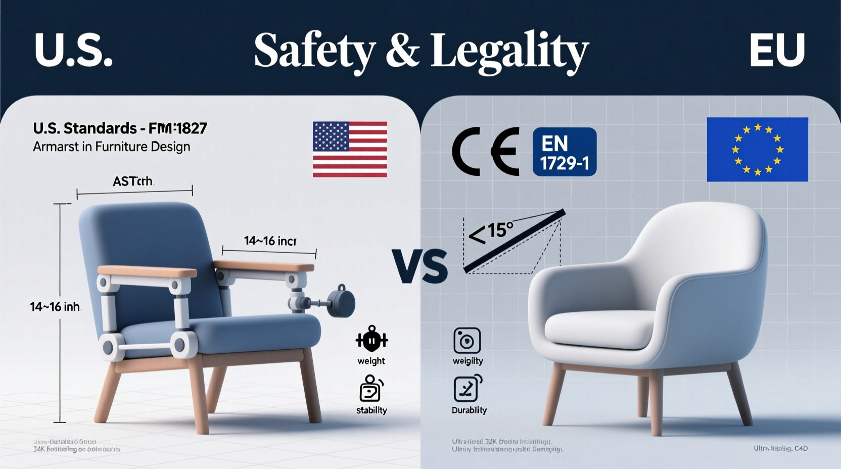 Arm Rest Legality & Safety: U.S. and EU Regulations Explained