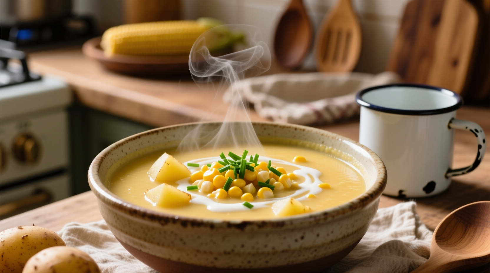Perfect Potato and Sweetcorn Soup: Creamy Recipe in 30 Minutes