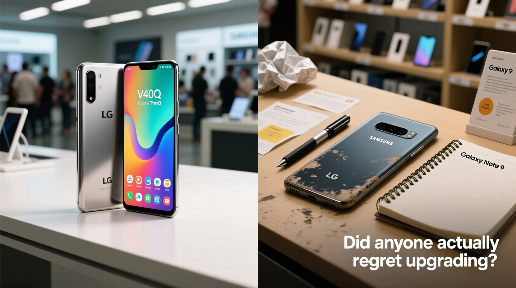 lg v40 vs note 9 did anyone actually regret upgrading