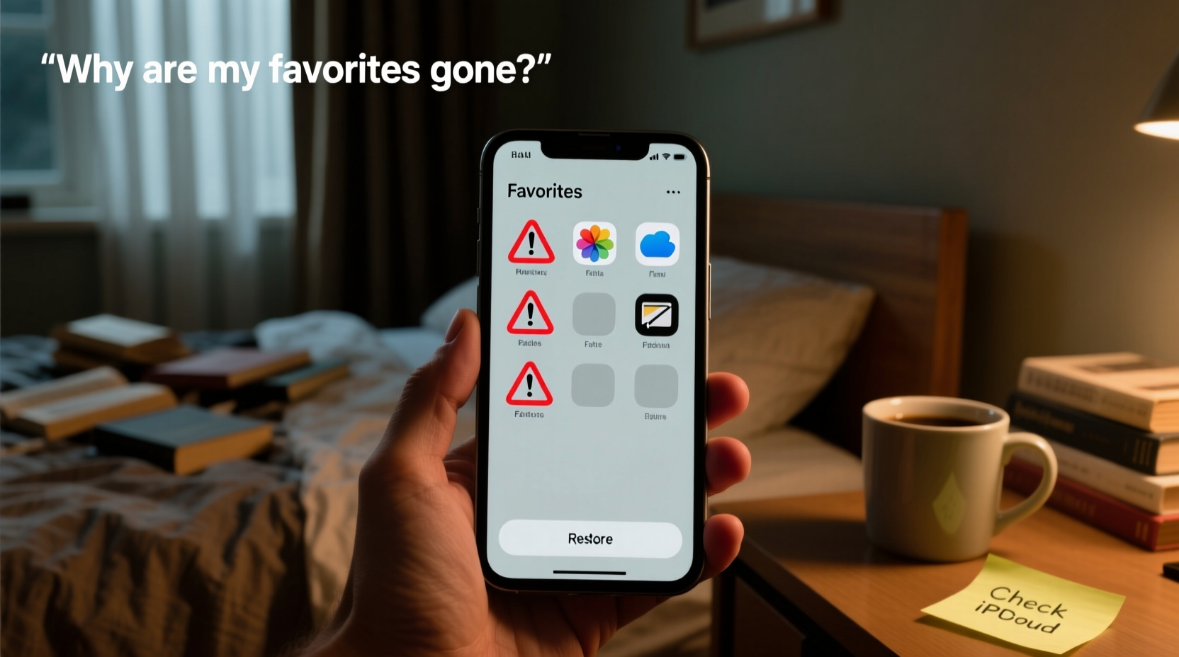 favorites missing reasons why how to restore them