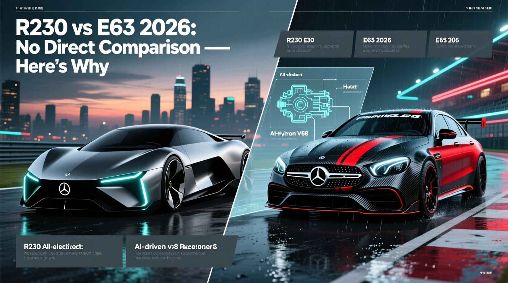 r230 vs e63 2026