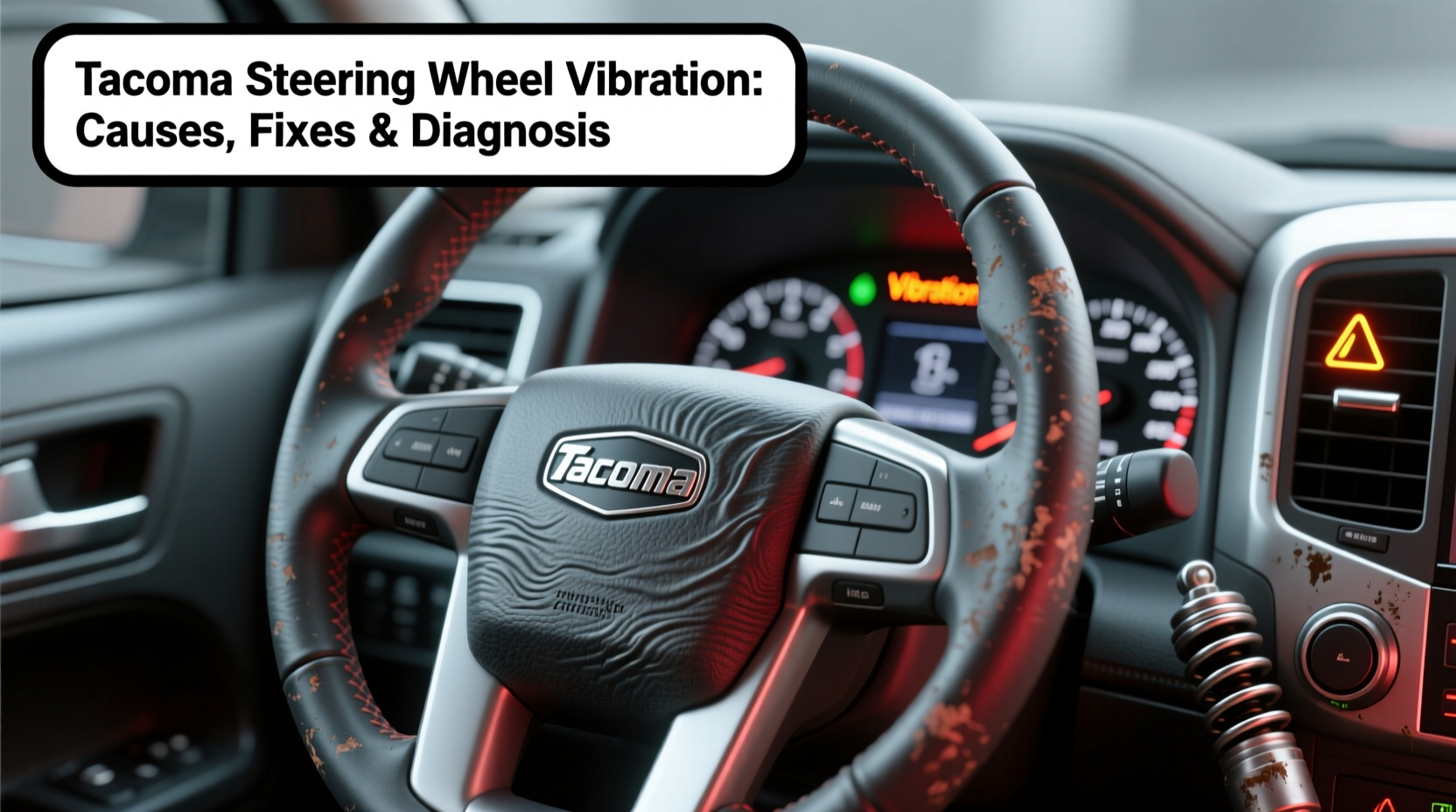 tacoma steering wheel vibration